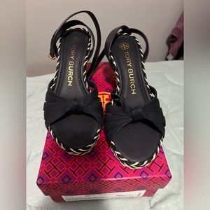 Multi colored wedge espadrille